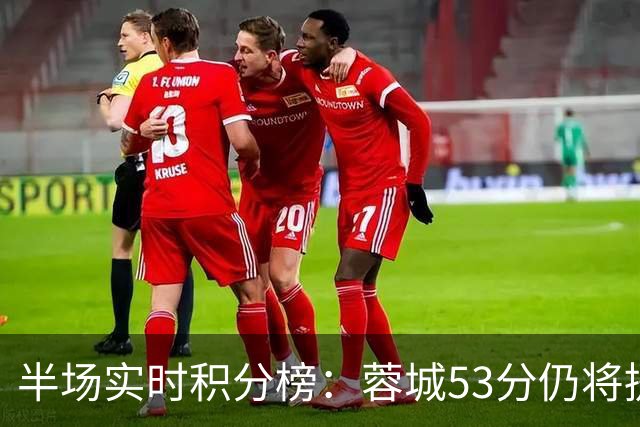 半场实时积分榜：蓉城53分仍将提前夺冠 三镇落后保级区8分降级